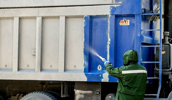 Пескоструйная обработка спецтехники в Москве