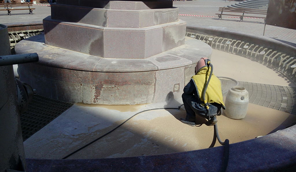 Пескоструй памятников